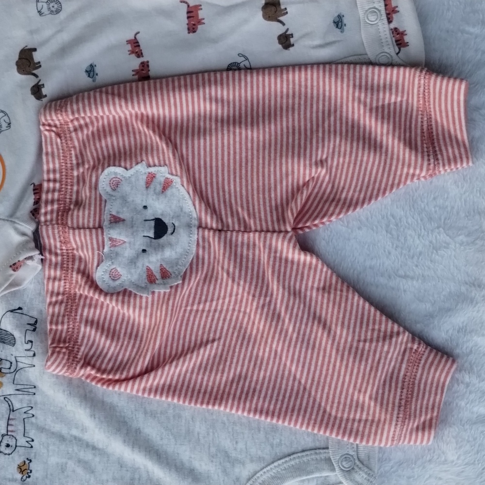 Newborn Baby Boy Tiger Outfit Set - Picture 2 of 5